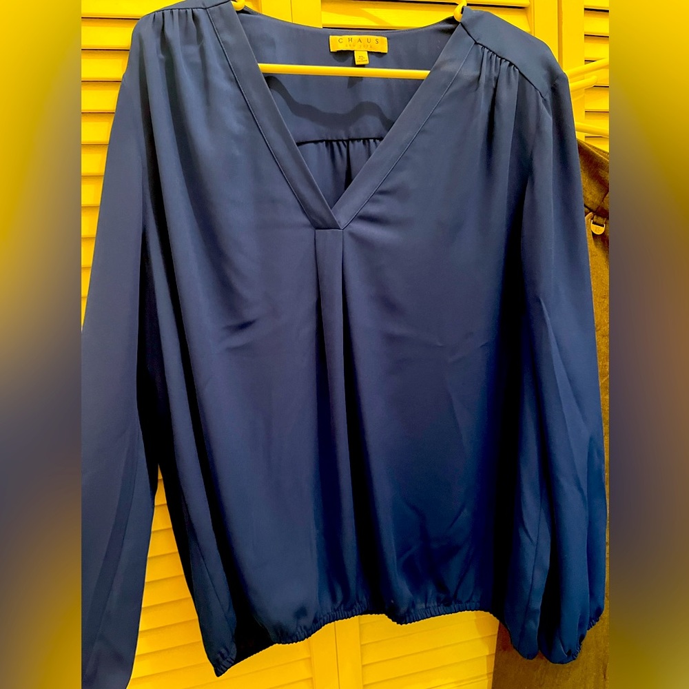 Cobalt Blue Blouse